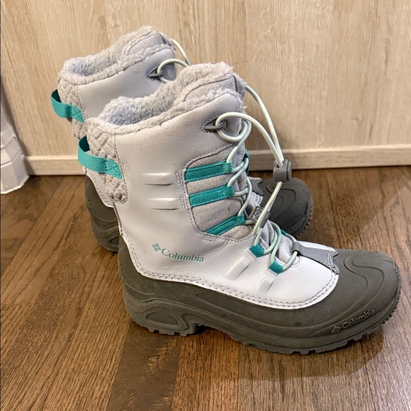 Columbia Women’s Gray and Teal Snow Boots - Picture 3 of 12